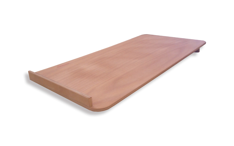 Tagliere Rettangolare Con Rialzo e Stop Anteriore 