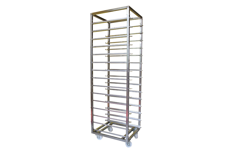 Carrello Portateglie in Acciaio Inox