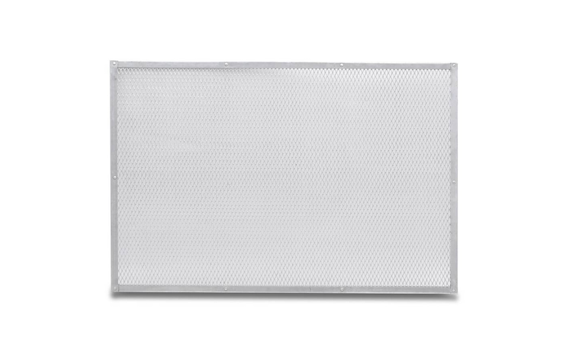 Retina Rettangolare per Pizza in Alluminio 60x40 cm